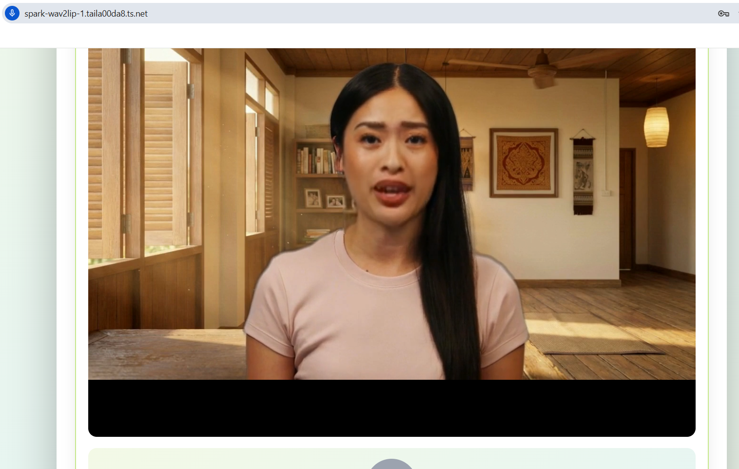 A talking AI English tutor running on the school's box