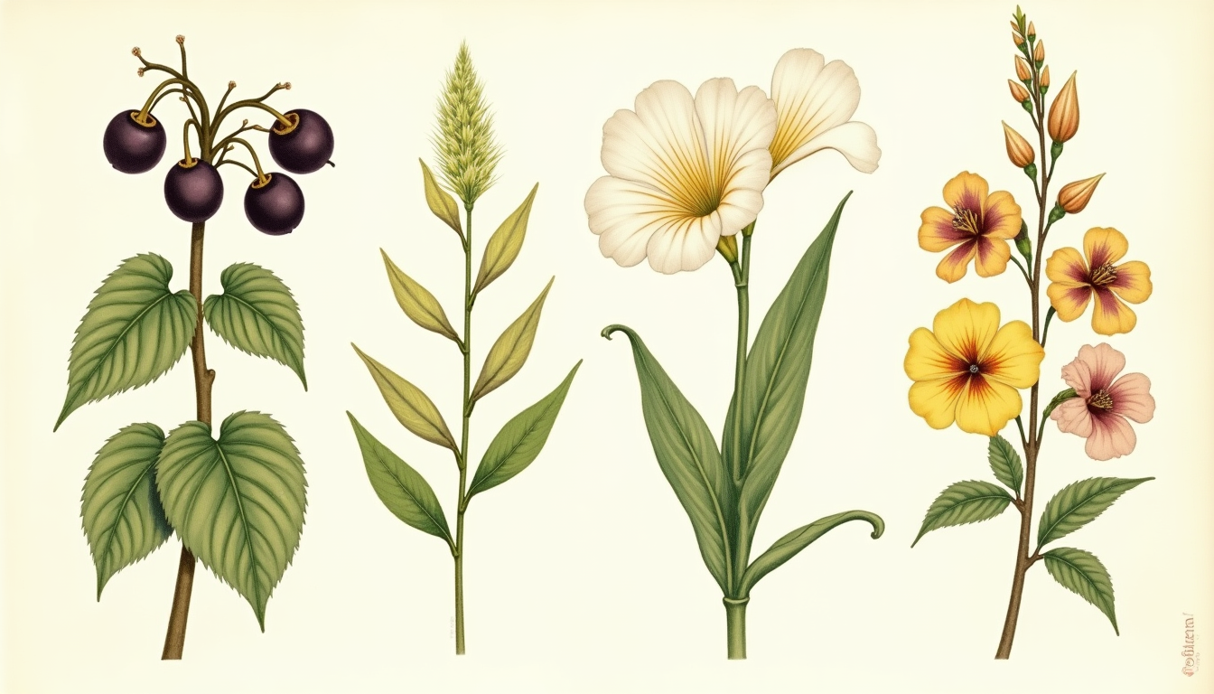 Solanaceae plants containing tropane alkaloids
