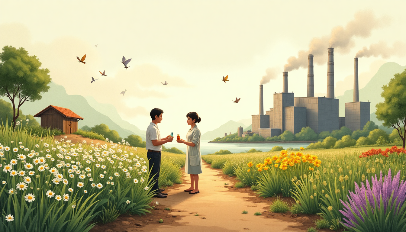 การเปรียบเทียบผลกระทบต่อสิ่งแวดล้อม — ยาสมุนไพร vs ยาเคมี