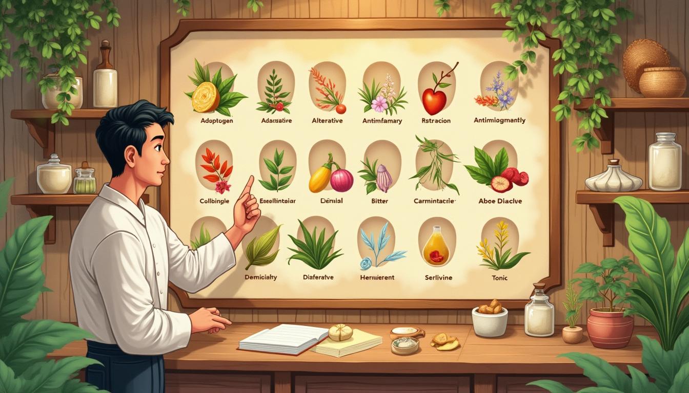 ฤทธิ์สมุนไพร 17 ประเภท — จาก adaptogens ถึง vulnerary