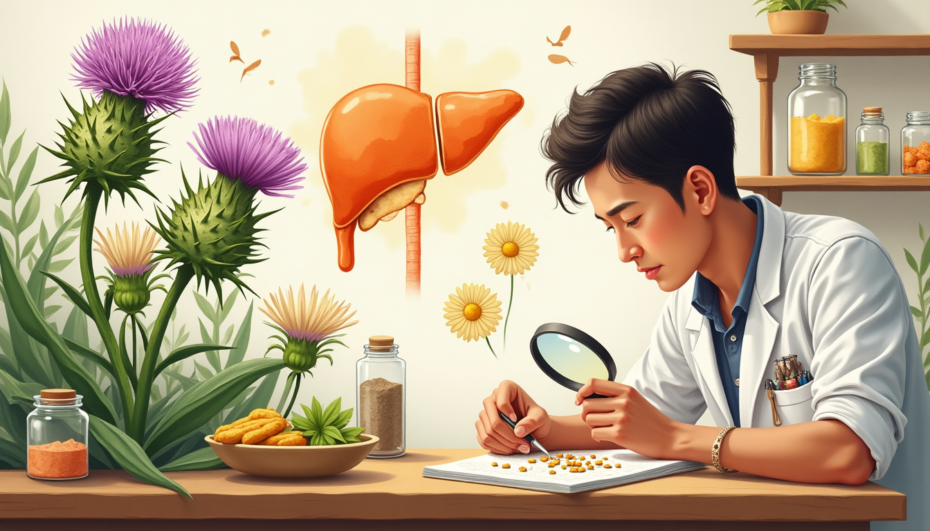 มิลค์ธิสเซิลและสมุนไพรปกป้องตับ