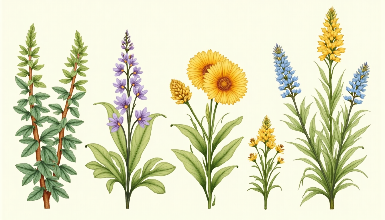 หอบหืดและสมุนไพรขยายหลอดลม — เอฟีดรา กิงโกะ ชะเอมเทศ