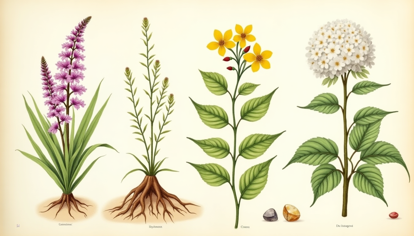 Herbal remedies for kidney stones including gravel root and stoneroot