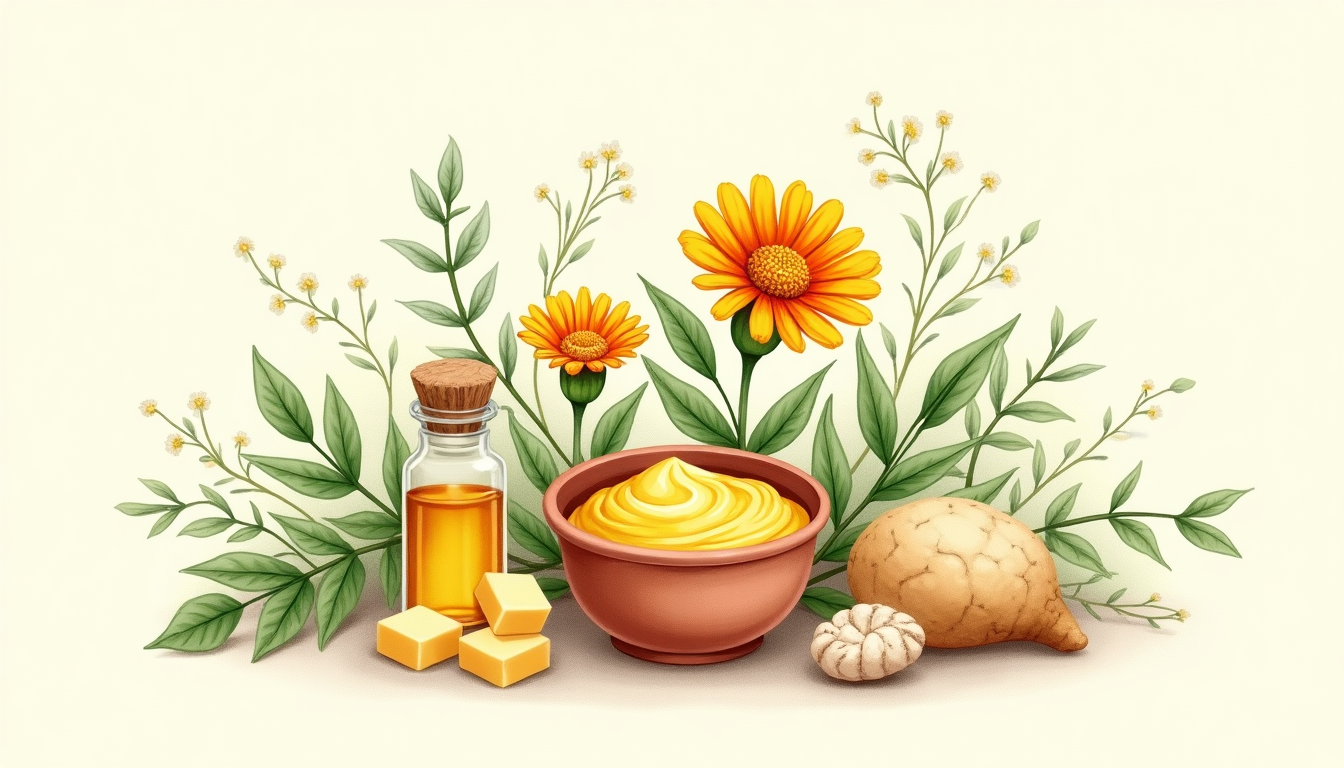 สมุนไพรสำหรับผิวหนังเด็ก