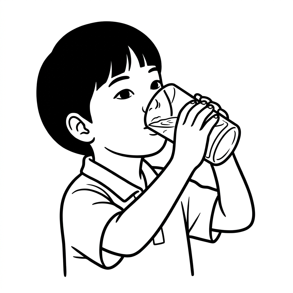drinking water